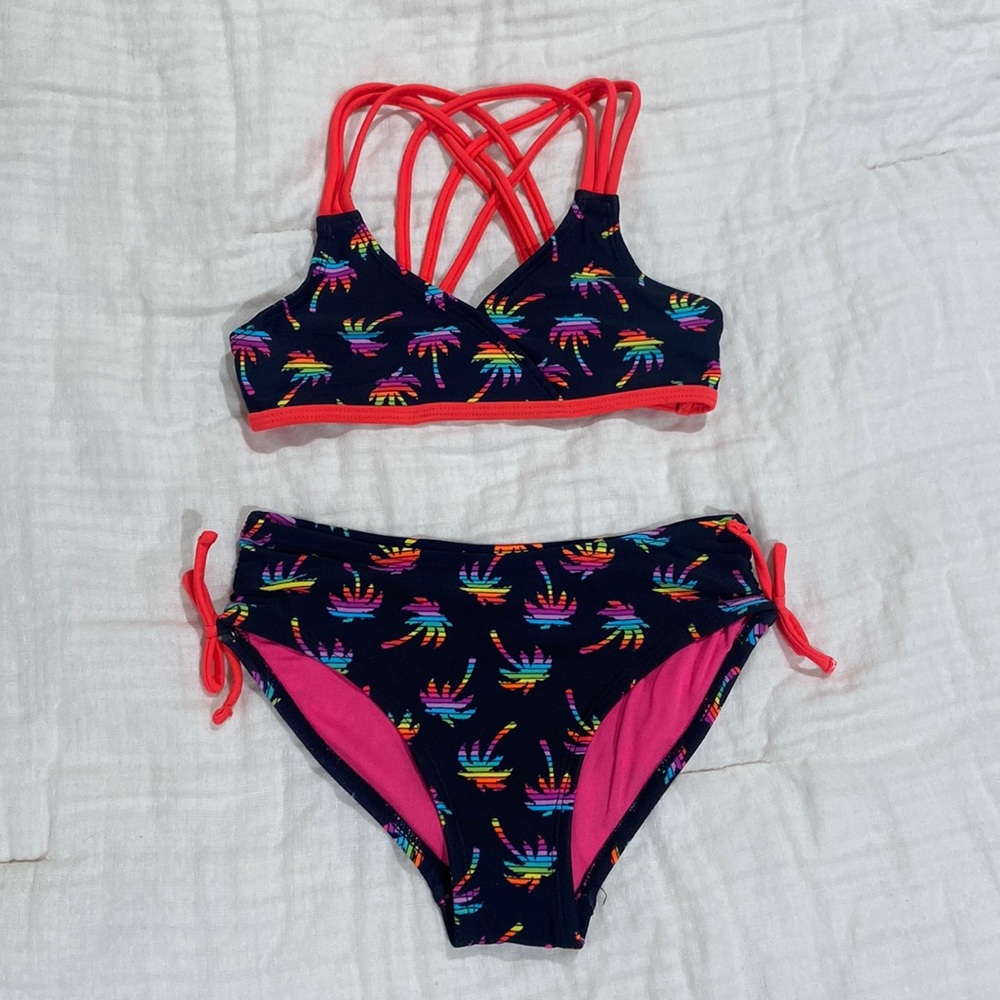 Circo XS (4-5) palm tree girls bathing suit